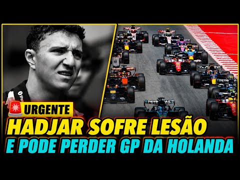 🚨 ISAACK HADJAR SOFRE LESÃO E RED BULL TEM PLANO PARA SUBSTITUÍ-LO | GP DA HOLANDA