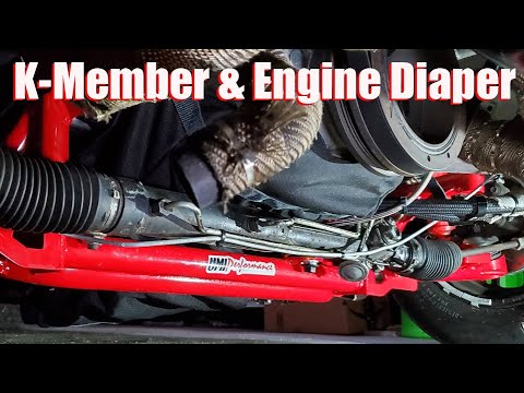 Fourth-Gen LS F-Body Camaro & Firebird Tubular K-Member, Lower A-Arms & Engine Diaper Installation