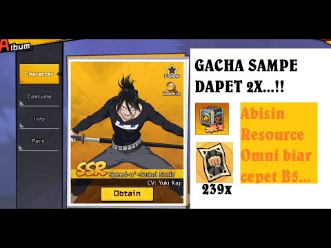 GACHA LSSR SONIC V2 SAMPE DAPET 2X - One Punch Man The Strongest