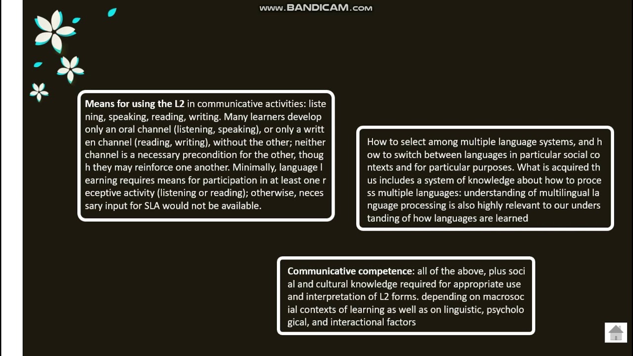 L2 learning and teaching - Part 1