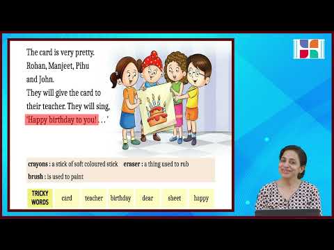 Ch 5 | Swastik | English | Class 1 | A Birthday Card| For children