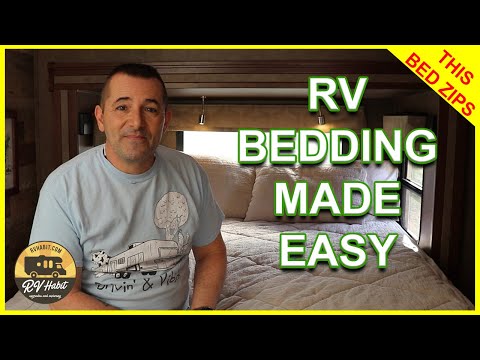 RV Bedding Made Easy With This Comfortable Upgrade From Beddys Bedding – The Zipper Bedding