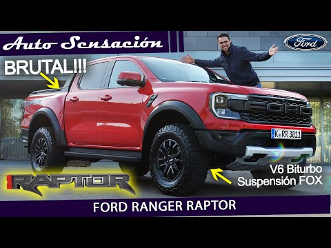 Prueba Ford Ranger Raptor 2023 v6 3.0l ecoboost .  Brutalmente diferente y deportivo.