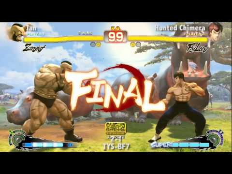 TYS-BF 7 SSF4:2012 Finals [Set/Zan] Jan Vs Hunted Chimera [Fei] 04/14/12
