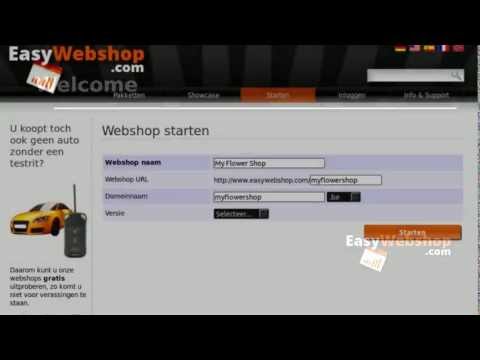 Video tutorial EasyWebshop