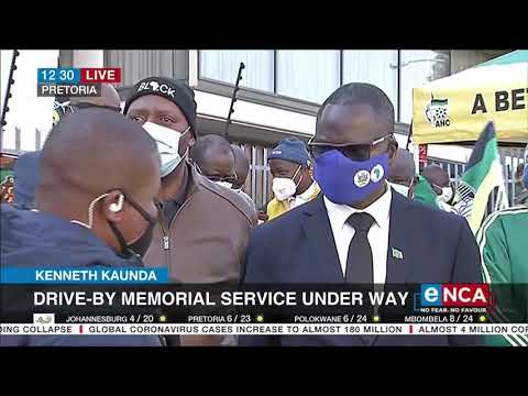 Kenneth Kaunda Drive by memorial service