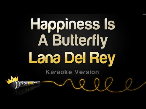 Lana Del Rey - Happiness Is A Butterfly (Karaoke Version)