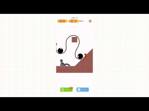 Draw a line to save stickman