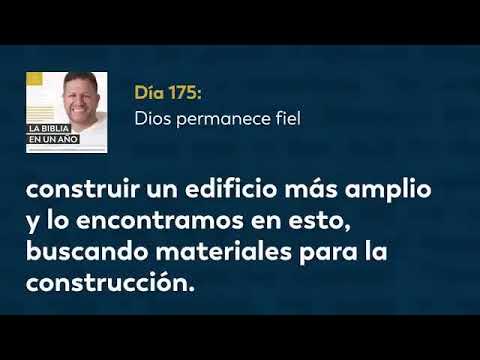 Día 175 -Dios permanece fiel - La Biblia en un Año