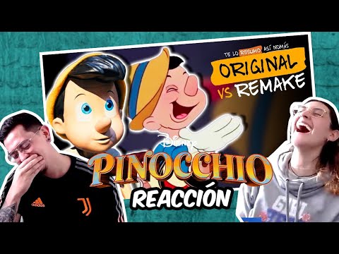 Pinoccio Reaction: Original vs Remake #TeLoResumo 🤣