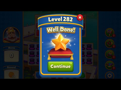 Royal Match - King Robert - Level 282 (last move clearance)