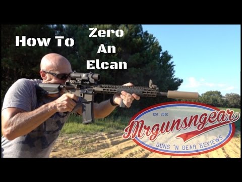 How To Zero An Elcan SpecterDR 1-4x Optic (HD)