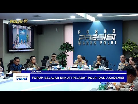POLRI LAKSANAKAN FORUM BELAJAR BERSAMA UNTUK PENGUATAN MORIL &amp; PROFESIONALISME PERSONEL