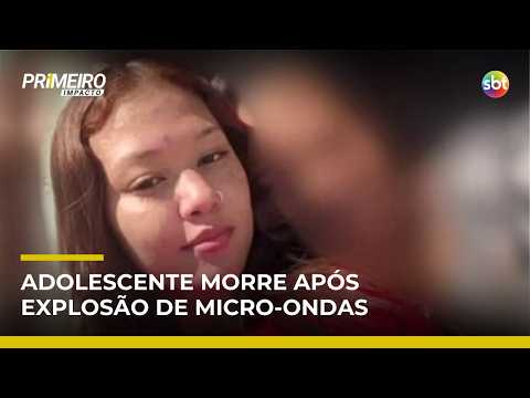 Adolescente morre após explosão de micro‑ondas em restaurante no interior de SP | #PrimeiroImpacto