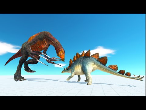 THERIZINOSAURUS VS EVERY DINOSAUR - Animal Revolt Battle Simulator
