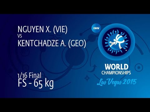 1/16 FS - 65 kg: A. KENTCHADZE (GEO) df. X. NGUYEN (VIE) by TF, 10-0