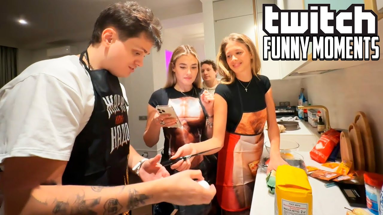 Топ Моменты с Twitch | Кукинг с Девочками и Сатиром