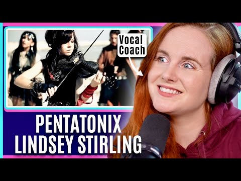 Old School A CAPELLA! 🎤 | Vocal Coach Analysis Pentatonix & Lindsey Stirling | Radioactive Reaction