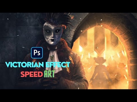 I Created a Victorian Effect in PHOTOSHOP I Speed Art
