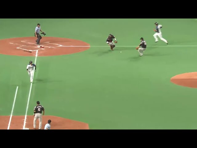 【4回裏】俊足飛ばした!! ファイターズ・西川 勝ち越し打 2015/7/31 F-M