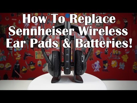 YouTube video about: How to change batteries in sennheiser headset?