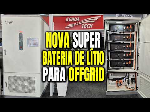 SUPER BATERIA OffGrid 215.000Wh Kehua Tech de Lítio LifePO4