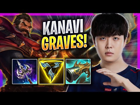 KANAVI THE BEST GRAVES IN THE WORLD! - JDG Kanavi Plays Graves JUNGLE vs Gwen! | Bootcamp 2023