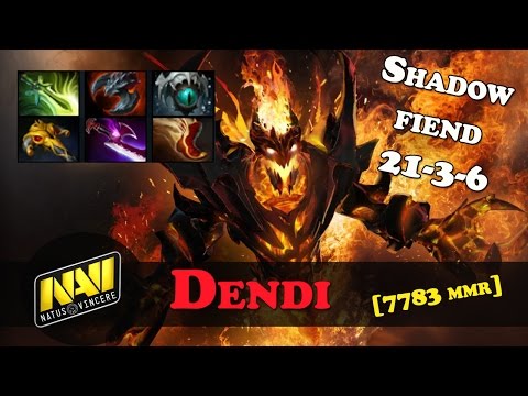 Dendi - SF, Shadow Fiend gameplay [7783 MMR] Dota 2 Pro | Patch 7.05
