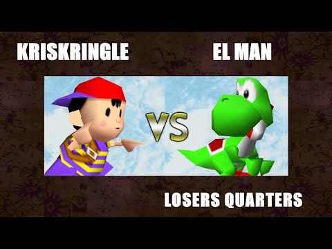 WC Weekly - KrisKringle (Ness) Vs. eL maN (Yoshi) Super Smash Bros Losers Quarters - SSB64