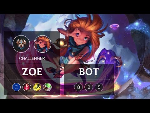 Zoe Bot vs Jhin - EUW Challenger Patch 9.1
