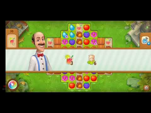 Gardenscapes gameplay walkthrough level 30- 31