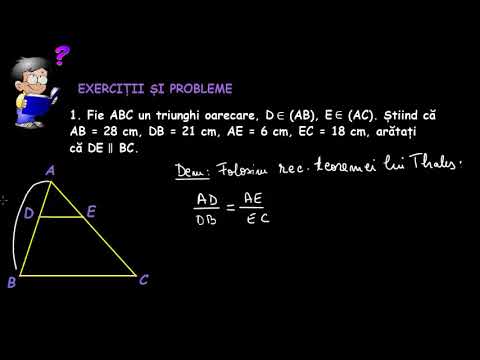 Reciproca teoremei lui Thales | Lectii-Virtuale.ro