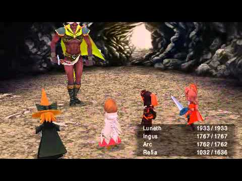 Final Fantasy III (PSP) - Boss Battle #14 - Hecatoncheir