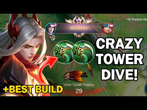 CRAZY TOWER DIVE MANIAC! GLOBAL LEOMORD MVP GAMEPLAY