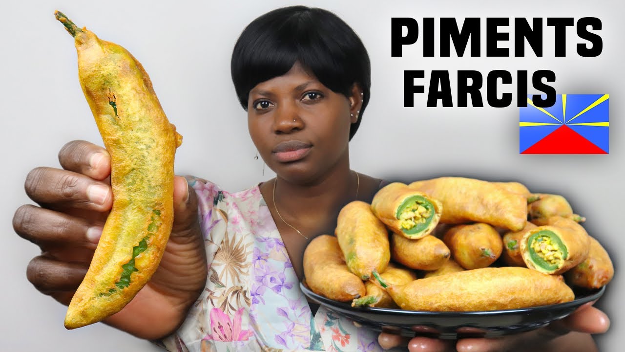PIMENTS FARCIS au POULET 🇷🇪