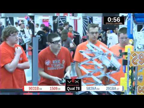 2015 VRC Engr Q78 - 9031B 1509 vs 5839A 2918A - 56 to 68 - VEX Worlds 2015 - Engineering Division