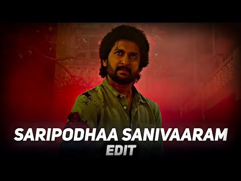Saripodhaa Sanivaaram EDIT | Shiva Thandavam | Nani | BHS Editz