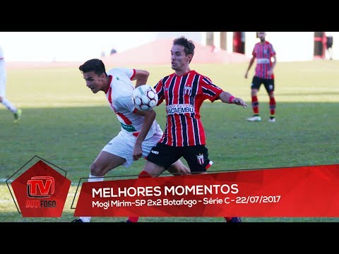 MELHORES MOMENTOS: Mogi Mirim 2x2 Botafogo - Série C - 22/07/2017