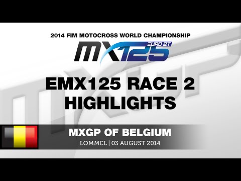 EMX125 of Belgium 2014 Race 2 Highlights - Motocross