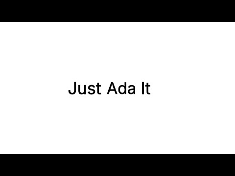 Ada 공식 영상 미리보기