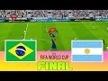 BRAZIL vs ARGENTINA - Final FIFA World Cup | Full Match All Goals | Football Match