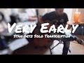 Very Early (Stan Getz solo transcription)