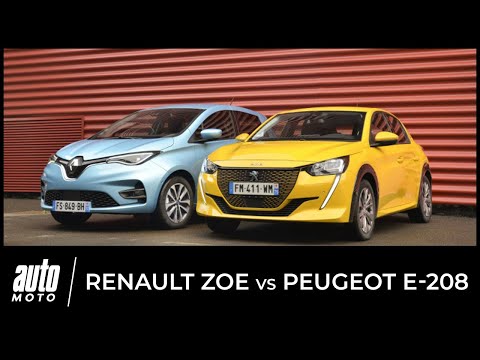 Peugeot e-208 vs Renault Zoé : le duel des électriques françaises