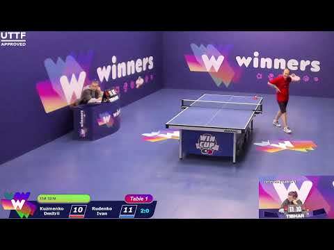 WINners CUP table 1  29.11 Kuzmenko Dmitrii - Rudenko Ivan 15:00