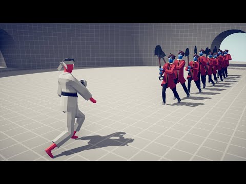 KICKBOXER vs 10x UNITS - TABS - Totally Accurate Battle Simulator