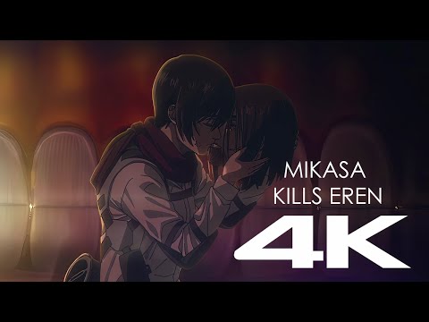 [4K] Eren Death | Attack on Titan Final Season Part 3 - Eng Sub