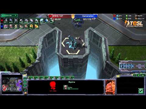 Sen (Z) vs Azubu Top (T) - TESL - Season Two Round Robin - StarCraft 2 - G1
