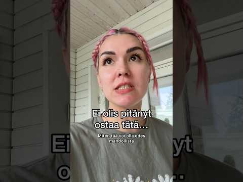 Mokasin lasten leikkimökin kanssa…