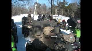 preview picture of video 'ATV RIDE AT BEAR BROOK IN NH'