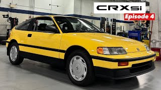 The Final Result // 1989 Honda CRX Si // Barbados Yellow Y-49 (Ep 4)